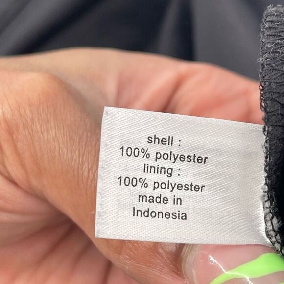 Lane Bryant Polka Dot Chiffon Fit & Flare Dress 16 Keyhole Neck Elastic Waist - Picture 14 of 17